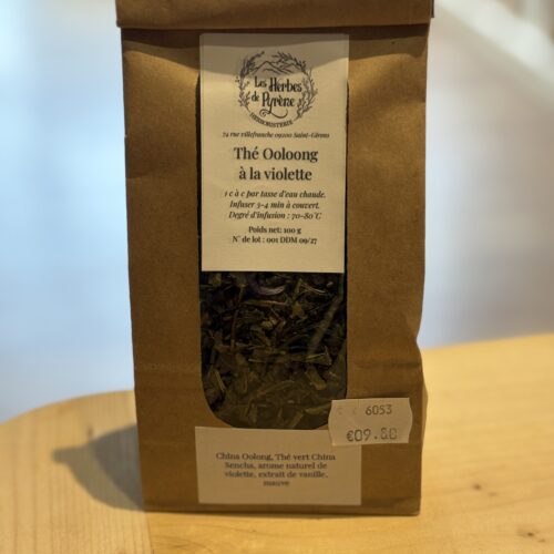 Thé Oolong à la violette