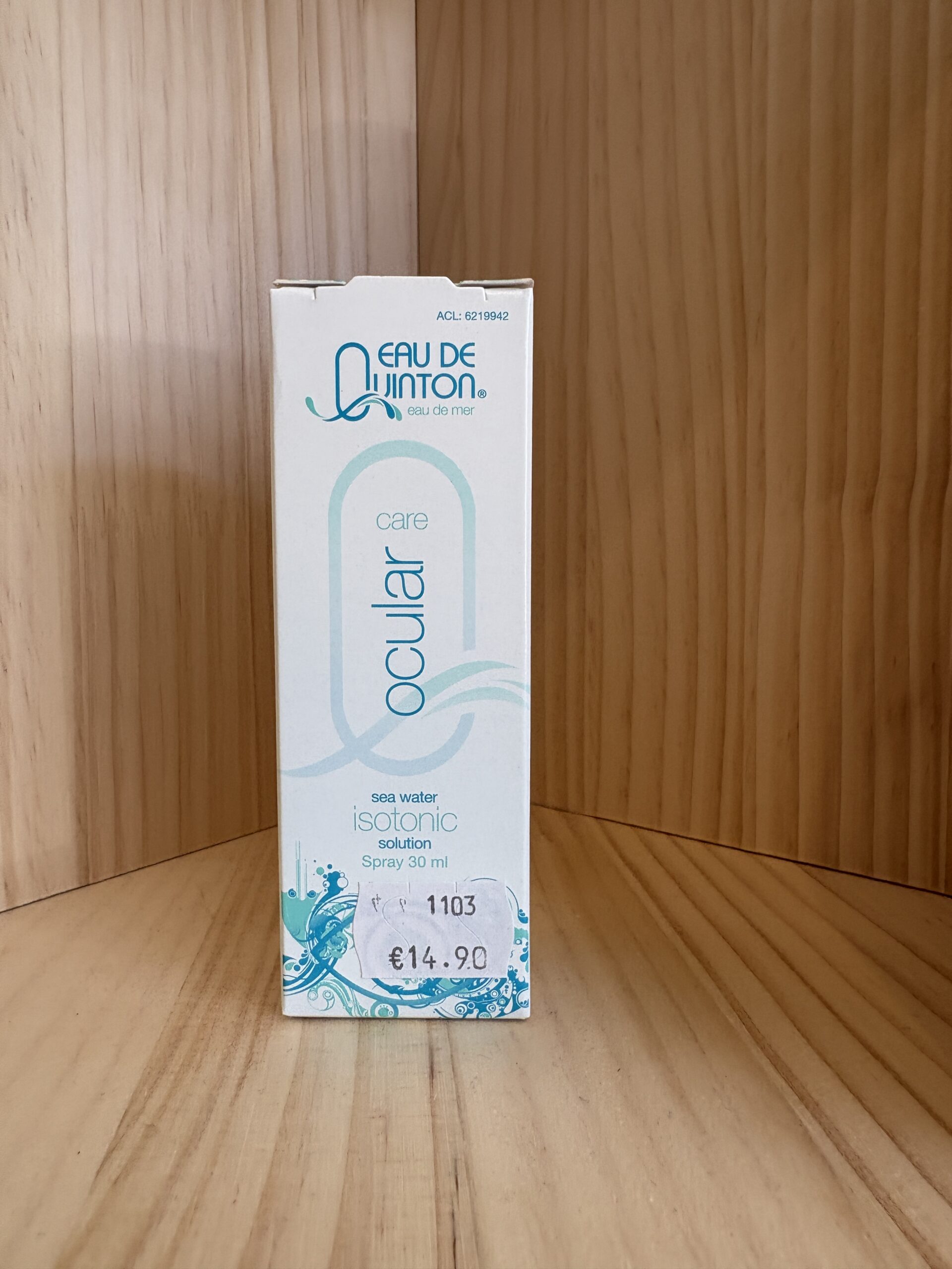 Quinton spray oculaire