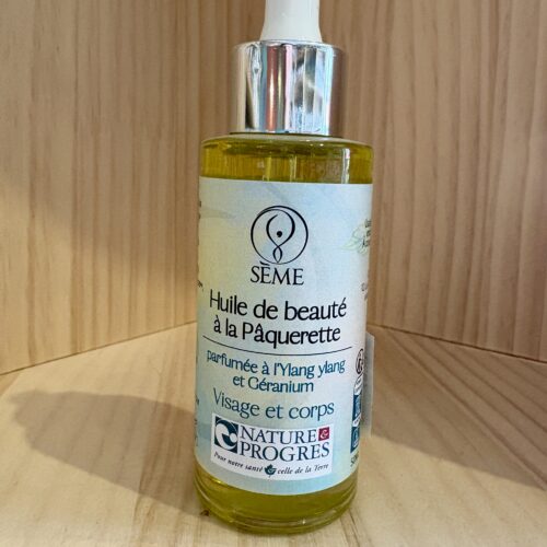Huile de beauté à la Pâquerette